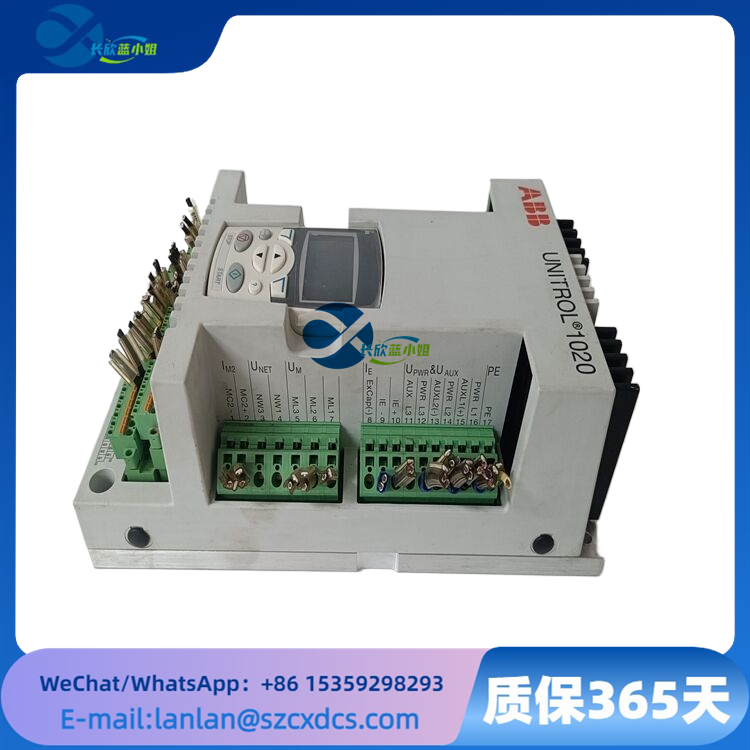 ABB UNITROL 1020 UNS0119A-Z,V1 3BHE030579R0003 电力系统的电压控制和调节 