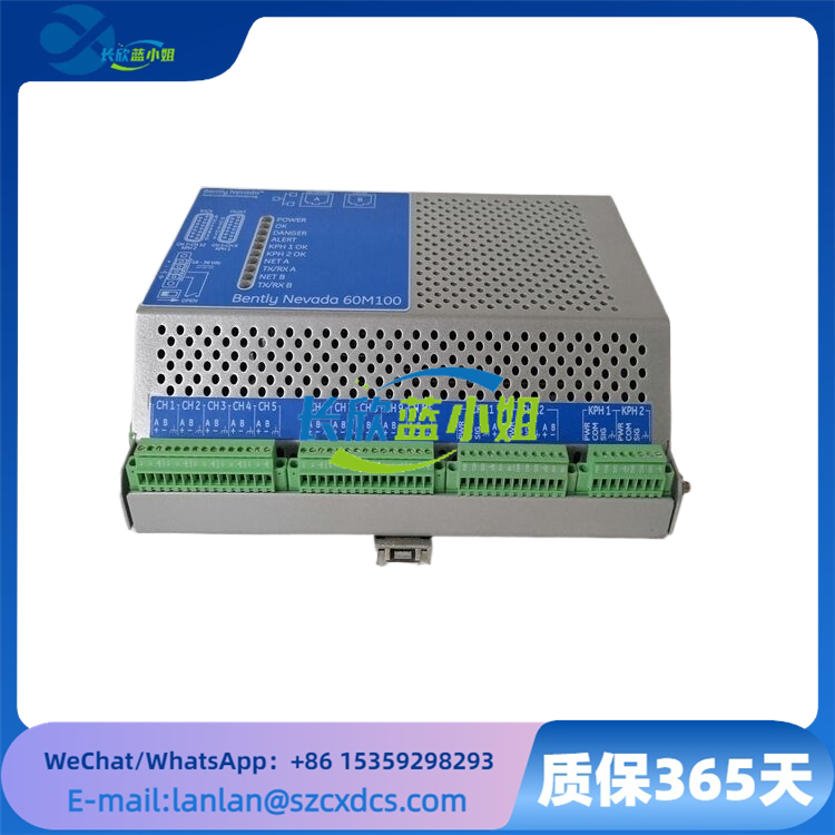 <strong>60M100-00 本特利BENTLY振动测量与信号处理状态监测模块</strong>