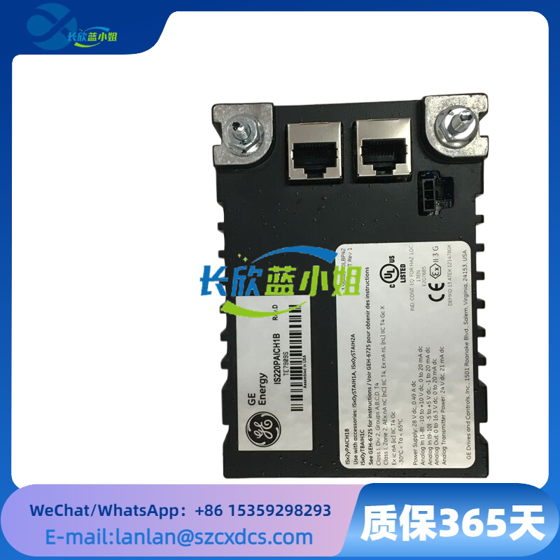 GE IS220PAICH1B Mark VIe系列模拟输入/输出模块